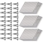 30pcs lame robot de pelouse - aqsacokiya - lames de tondeuse pour husqvarna - lame robot tondeuse avec ...