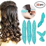 30pcs mousse rouleaux de cheveux sans chaleur flexibles bigoudis rouleaux nuit sommeil oreiller magique ...