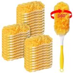 30pi�ces pour swiffer plumeau poussiere recharge kit3d 360�pour duster nettoyage rechargeavec poign�e ...