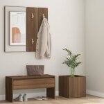 Vidaxl ensemble de meubles de couloir banc d'entrée boîte de rangement miroir de coiffeuse porte - manteau ... Vidaxl ensemble de meubles de couloir banc d'entrée boîte de rangement miroir de coiffeuse porte - manteau ...