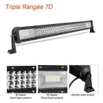 32 405w barre de led offroad triple rangée 7d phare rampe de travail 4x4 light barjeep quad véhicules ... 32 405w barre de led offroad triple rangée 7d phare rampe de travail 4x4 light barjeep quad véhicules ...