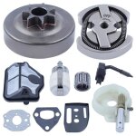 . 325 7t embrayage tambouriner air filtre huile pompe kit pour husqvarna 142 141 137 136 36 41