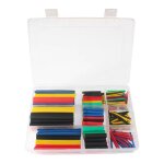 328 pcs gaine thermortractable isoles - lectrique rtractable tube manches fil cble 2:1 - couleur ...
