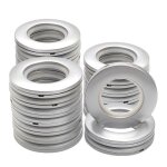 32pcs anneaux de rideaux pour tringle � rideaux rond ?illets de rideaux � clipser en plastique diam�tre ...