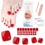 32pc autocollants de vernis � ongles dorteil semi - durcicouleur unie autocollants ongles pieds couverture ...
