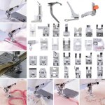 32pcs kit pied presseur machine � coudre metal pi�ces de rechange pied de biche pour domestique couture ...