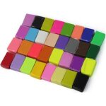 P�te polym�re - fimo - 32 blocs - multicolore - souple - bricolage