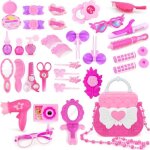 Jouet dimitation - 34pcs - coiffure - maquillage - accessoires pour filles Jouet dimitation - 34pcs - coiffure - maquillage - accessoires pour filles