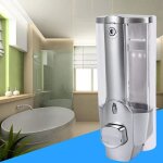 Distributeur de savon - mur douche mont - 350ml - abs - accessoires dentretien