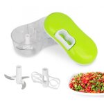 351376 hachoir manuel � corde avec double lames et fouet � cr�me