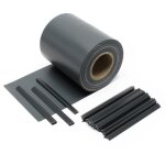 Wiltec brise - vue en rouleau ? anthracite ? 35 m x 19 cm ? en pvc 450 g