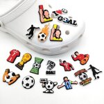 Pins pour crocs - accessoires - 36 pièces - décoration chaussures - cadeaux enfants - football Pins pour crocs - accessoires - 36 pièces - décoration chaussures - cadeaux enfants - football