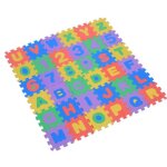 36 pices tapis en mousse eva tapis de jeu en mousse eva souple numros et lettres jouant tapis rampant ...