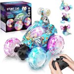 360 degr rotation voiture telecommand 4wd stunt car 2. 4 ghz camion radiocommande cascade jouet & ...