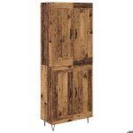 [3649407]enfilade meuble haut - buffet de salonmeuble de rangement bois ancien 695x34x180 cm bois ding�nieriep ...