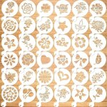 36pack cookie pochoir modles de cuisson gteau pochoir dessin modles journal fournitures en plastique ...