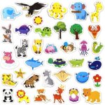 36pcs magnet frigo enfantaimant enfant educatifmagnet enfantaimant pour tableau magnetique enfantanimaux ...