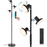 36w lampadaire led dimmable 2500lm avec tlcommande & contrle tactile 4 tempratures de couleur led ...