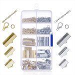 370 pices ruban bracelets kit signet diy fermoir pour homard fermoirs ensemble avec anneaux de saut ...
