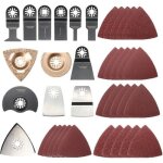 38pcs lame de scie multifonction outil oscillant pour dremel makita
