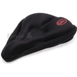 Housse de selle de vlo - 3d gel - silicone - noir - 270x180 mm