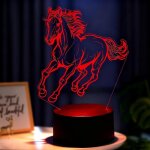 3d lampe chevaloptiques illusions lampe de nuit 7 couleurs tactile lampe de chevet chambrecadeau danniire ...