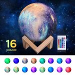 3d planète lampe 16 couleurs lampe led lune veilleuse usb rechargeable mo5778 3d planète lampe 16 couleurs lampe led lune veilleuse usb rechargeable mo5778