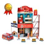 3d puzzle en trois dimensions caserne de pompiers btiment modle garon tudiant cadeau parent - enfant ...