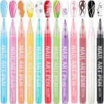 3d stylo nail art graffiti penstylo vernis � ongles pointes finesdiy manucure d�coration dotting penbeaut� ...