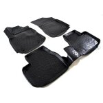 Tapis de sol - 3d exclusive - citro�n c4 cactus - caoutchouc - 4 pi�ces - sur mesure