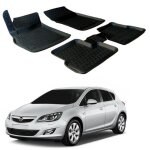 Scoutt 3d tapis de sol en caoutchouc premium pour opel astra j 2010 - 2016