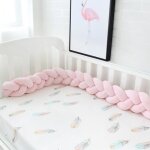 3m tour de lit bb coussin serpent coussin tress pare - chocs velours tour de canap souple rose