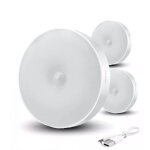 3pack lampe detecteur de mouvement interieur clairage de placard veilleuse  piles lampe murale sans ...