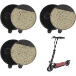 3pairs plaquettes de frein pour trottinette �lectriquepi�ces de rechange de frein � disque en m�tal et ...