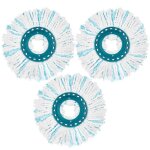 3pc balai serpillre microfibre compatible avec leifheit clean twist disc mop systmes ttes de balai ...