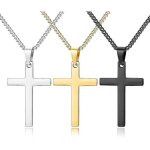 3pcs collier croix pendentif hommes acier inoxydable vintage poli réglable collier chaîne pour hommes ... 3pcs collier croix pendentif hommes acier inoxydable vintage poli réglable collier chaîne pour hommes ...