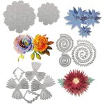 3pcs dies scrapbooking matrice de dcoupe fleur en mtal stencils pochir gaufrage pour diy album carte ...