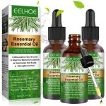 3pcs huile de romarin pour cheveux soins de la peau sourcils et cils huile essentielle de romarin pour ...