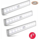 Lampe de placard - mercase - dtecteur de mouvement - 10 led - blanc