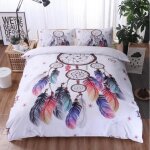 3pcs parures de lit housse de couette 2 personne avec 2 taie doreiller parure de couette 200 * 230cm