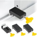 3pcs serrures fen�tres coulissantes avec cl�verrou baie vitr�e coulissante de s�curit� r�glables en aluminiumb ...