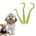 3pcs / set pince a tique pour chien chat cheval crochets � tique humain enfant homme anti tique tire ...