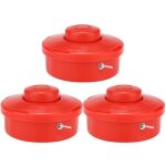 Tte de coupe - universal - 3pcs - plastique - 113mm diamtre - systme tap and go