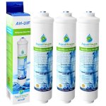 3x aquahouse uifus universal inline undersink activated filtre carbone eau cartouche pour tout syst�me ...
