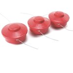 3x tte dbrousailleuse universelle tondeuse  gazon nylon fil + 2. 4mm corde rouge