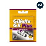 3x10 lames gii plus gillette 3x10 lames gii plus gillette