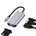 4 en 1 câble adaptateur type c vers vga usb type c vers hdmi compatible avec smartphone pc tablette projecteur ... 4 en 1 câble adaptateur type c vers vga usb type c vers hdmi compatible avec smartphone pc tablette projecteur ...