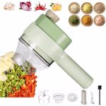 4 en 1 mini portable usb lectrique trancheuse  lgumes de poche multifonctionnelle  ail hachoir  ...