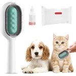 4 en 1 peigne epilation pour animaux compagnie brosse chien avec rservoir deau brosse chat avec lingettes ...