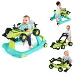 4 en 1 trotteur b�b� pliable costway - hauteurvitesse r�glables - bo�te � musique avec lumi�re - 6 - ...